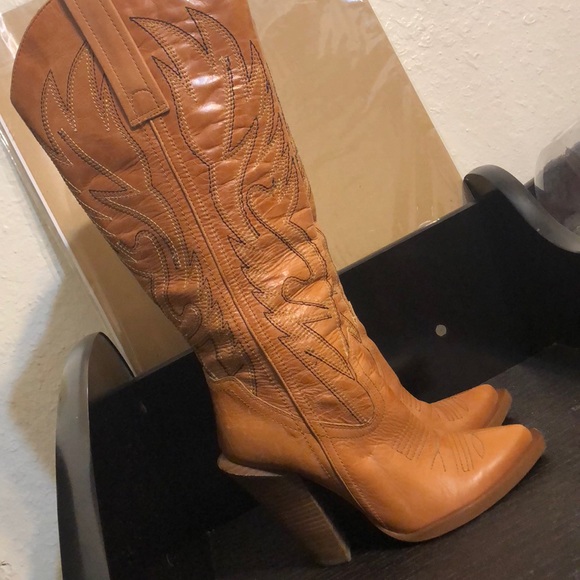 high heel cowboy boots jessica simpson